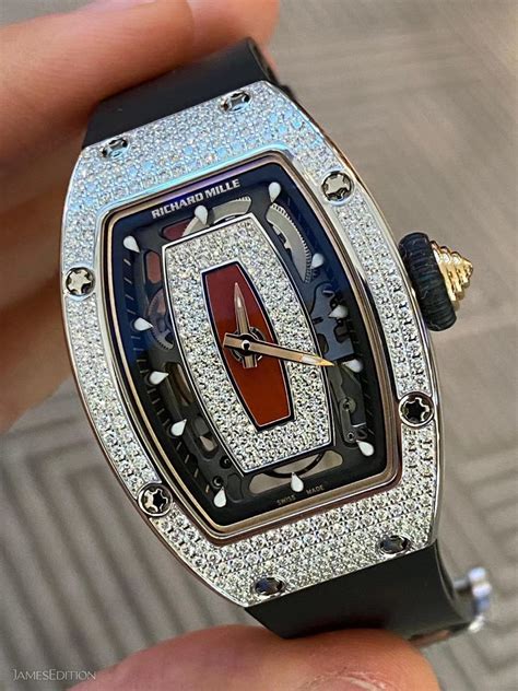 richard mille ladies diamond|Richard Mille watch with diamonds.